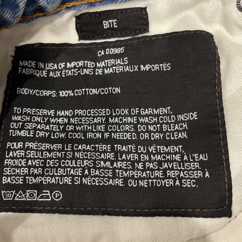 ALEXANDER WANG  High Waisted Denim Shorts Sz 29 - Picture 5 of 5
